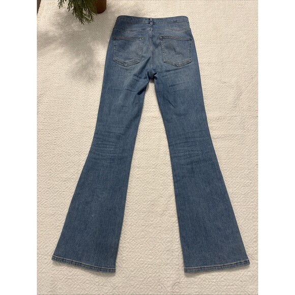 Anthropologie Pilcro High Waist Flared Button Fly Jeans Sz 27 - Picture 7 of 10